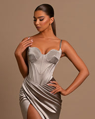 Sultry Satin Dress