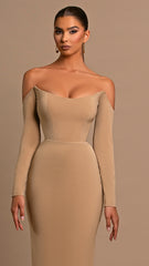 Caramel Dream Corset Dress