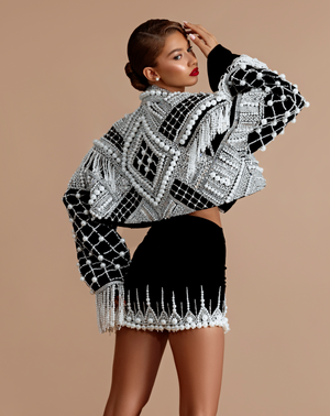 Pearl Embellished Set