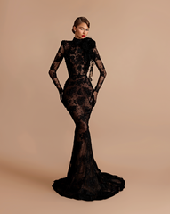 Backless Lace Gown