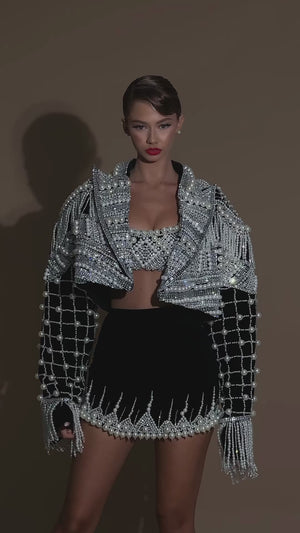 Pearl Embellished Set