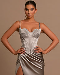 Sultry Satin Dress