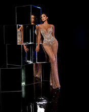 Load image into Gallery viewer, Shiny corset jumpsuit
