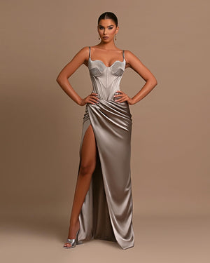 Sultry Satin Dress