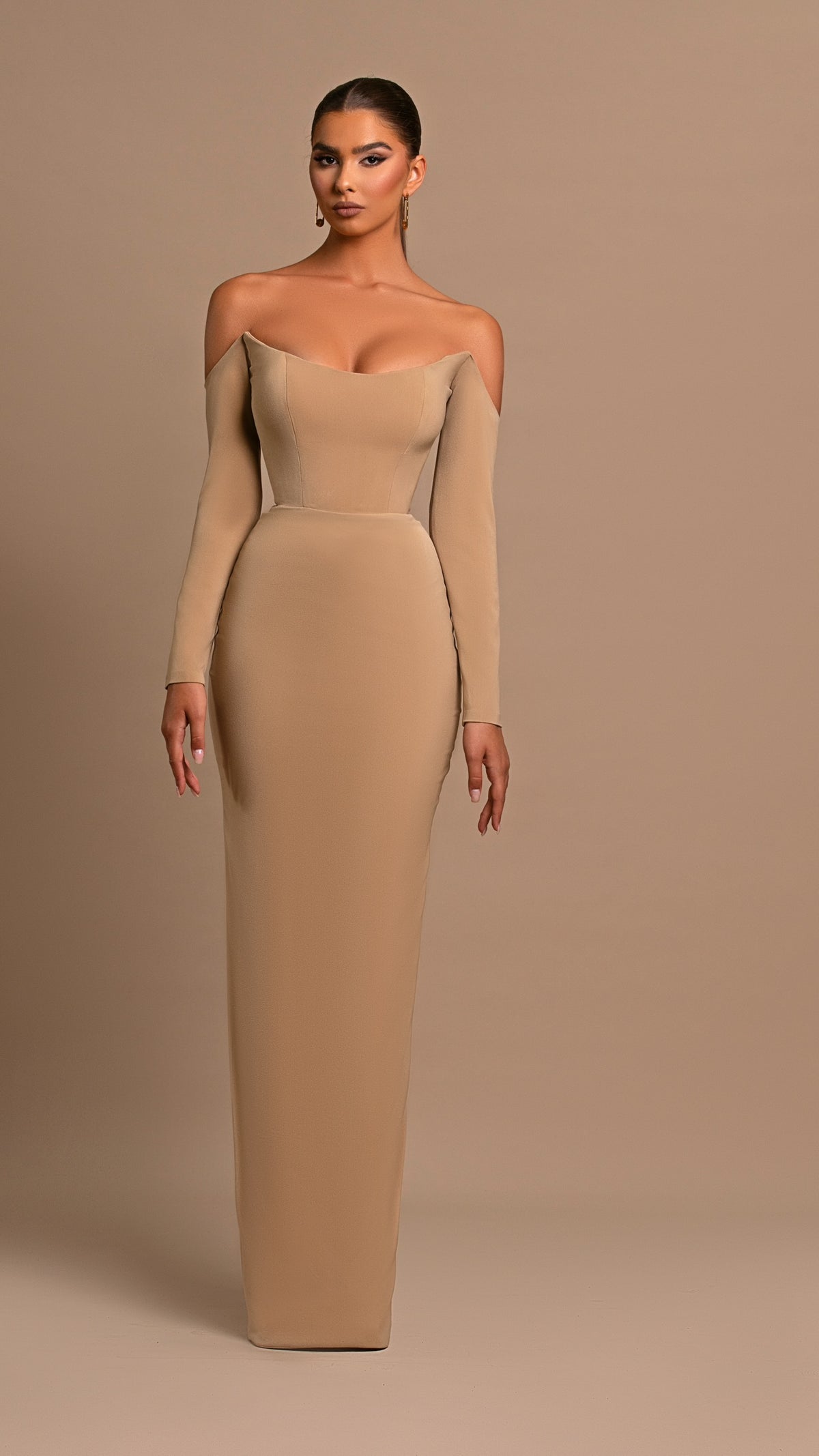 Caramel Dream Corset Dress