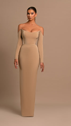 Caramel Dream Corset Dress