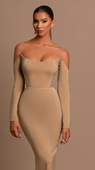 Caramel Dream Corset Dress