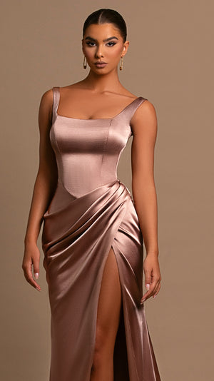 Champagne Rose Satin Enchantment