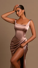 Champagne Rose Satin Enchantment