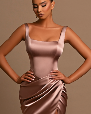 Champagne Rose Satin Enchantment