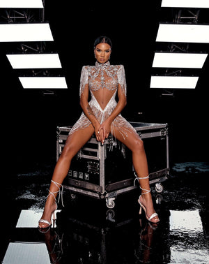 Crystal Visions Turtleneck Dress