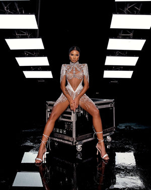 Crystal Visions Turtleneck Dress