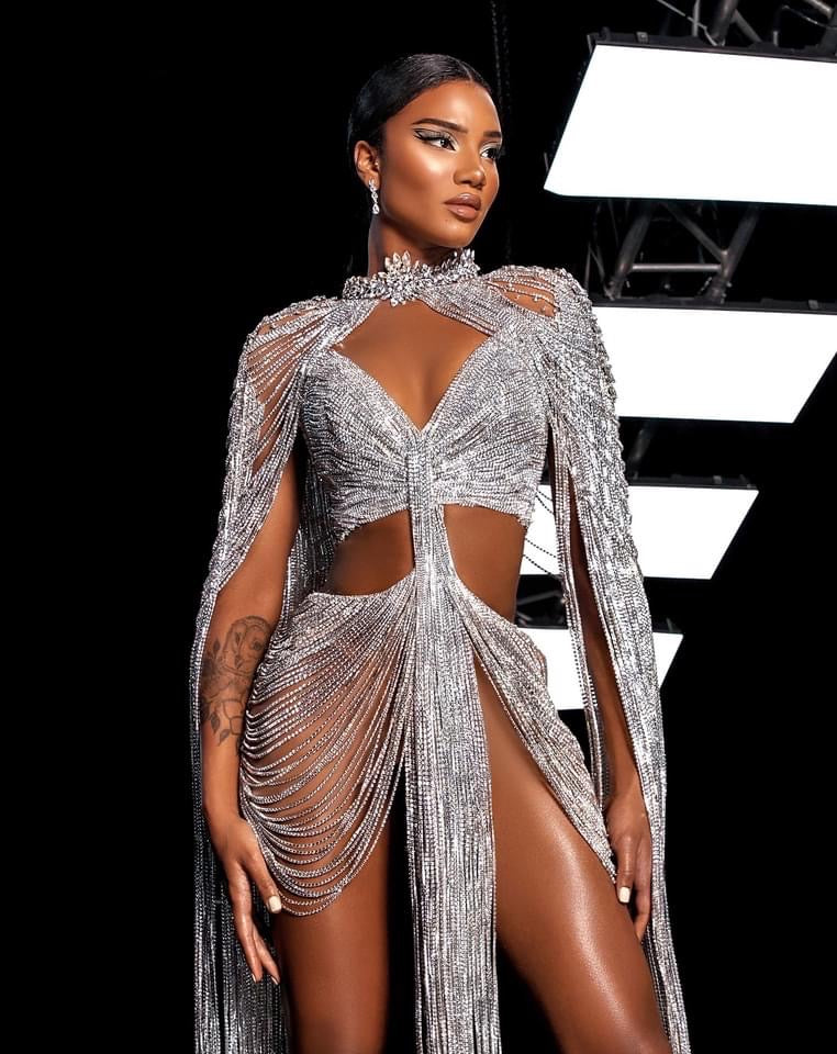 Silver String Fling Crop Top